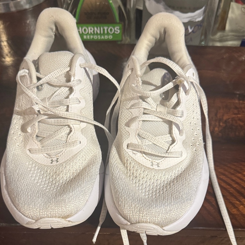 Women’s Under Armour HOVR White Athletic Shoes